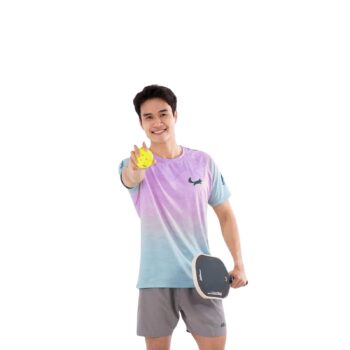Áo Thi Đấu Pickleball Zocker JAC05 Nam Cổ Tròn